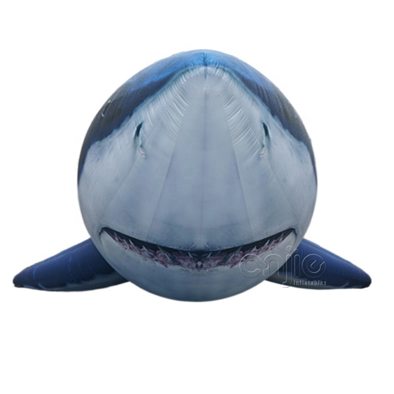 Outdoor giant inflatable advertising balloon blue whale model advertising inflatable