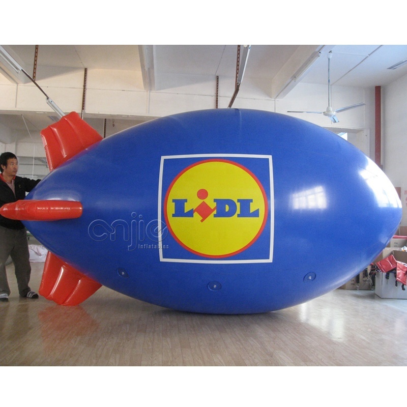 Large model 3m blimp inflatable flying airplane aircraft models for promotion