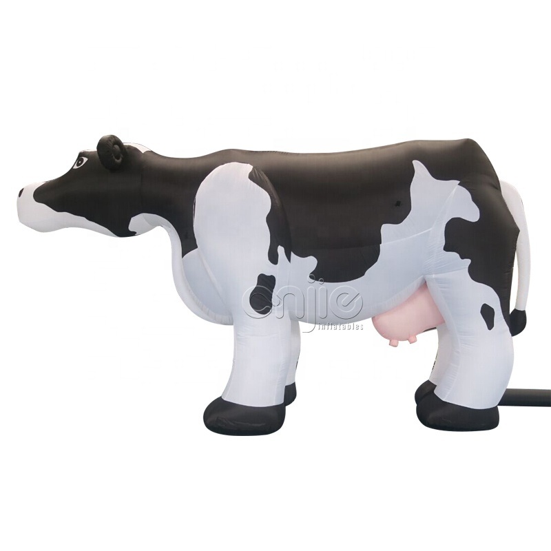 Blow up cow mascot custom fram aninmals giant advertising inflatable promotion milka cow