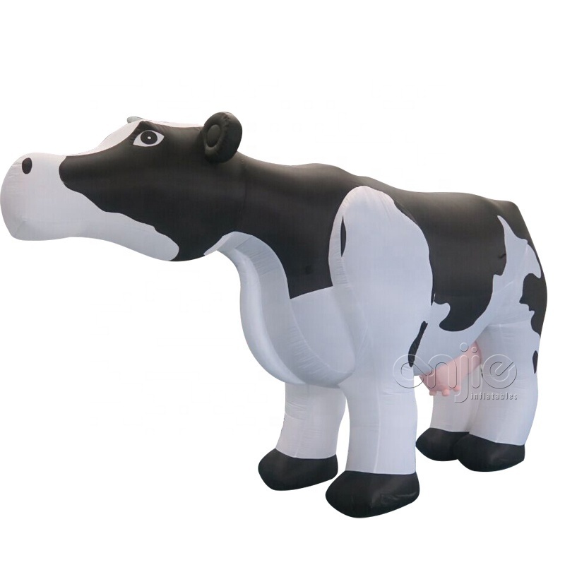 Blow up cow mascot custom fram aninmals giant advertising inflatable promotion milka cow