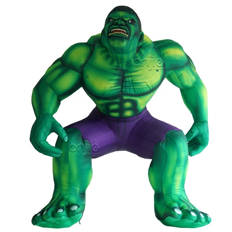 Outdoor advertising cartoon inflatable advertising muscle man model giant inflatable hulk