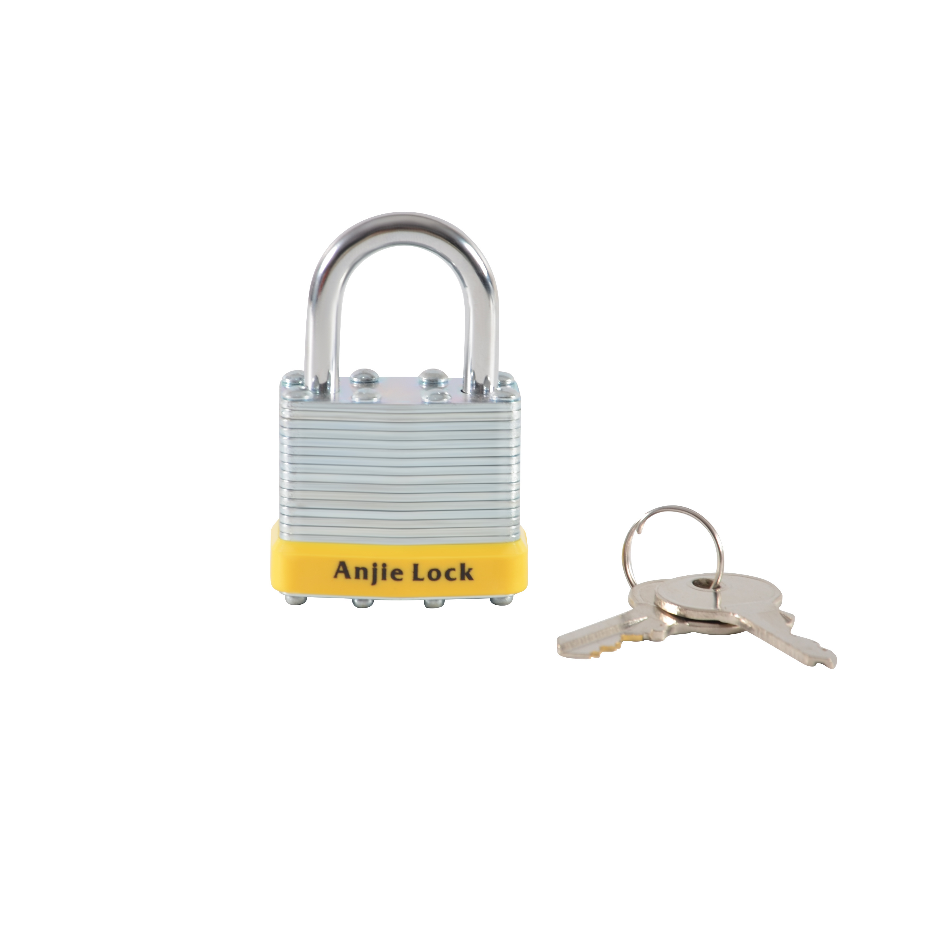 cheap heavy duty 65mm safety dustproof laminated padlock with keys