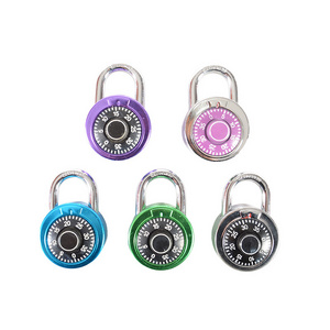 Cheap Good Quality 50mm Dial Number Padlock Keyless Zinc Alloy Dial Combination Padlock