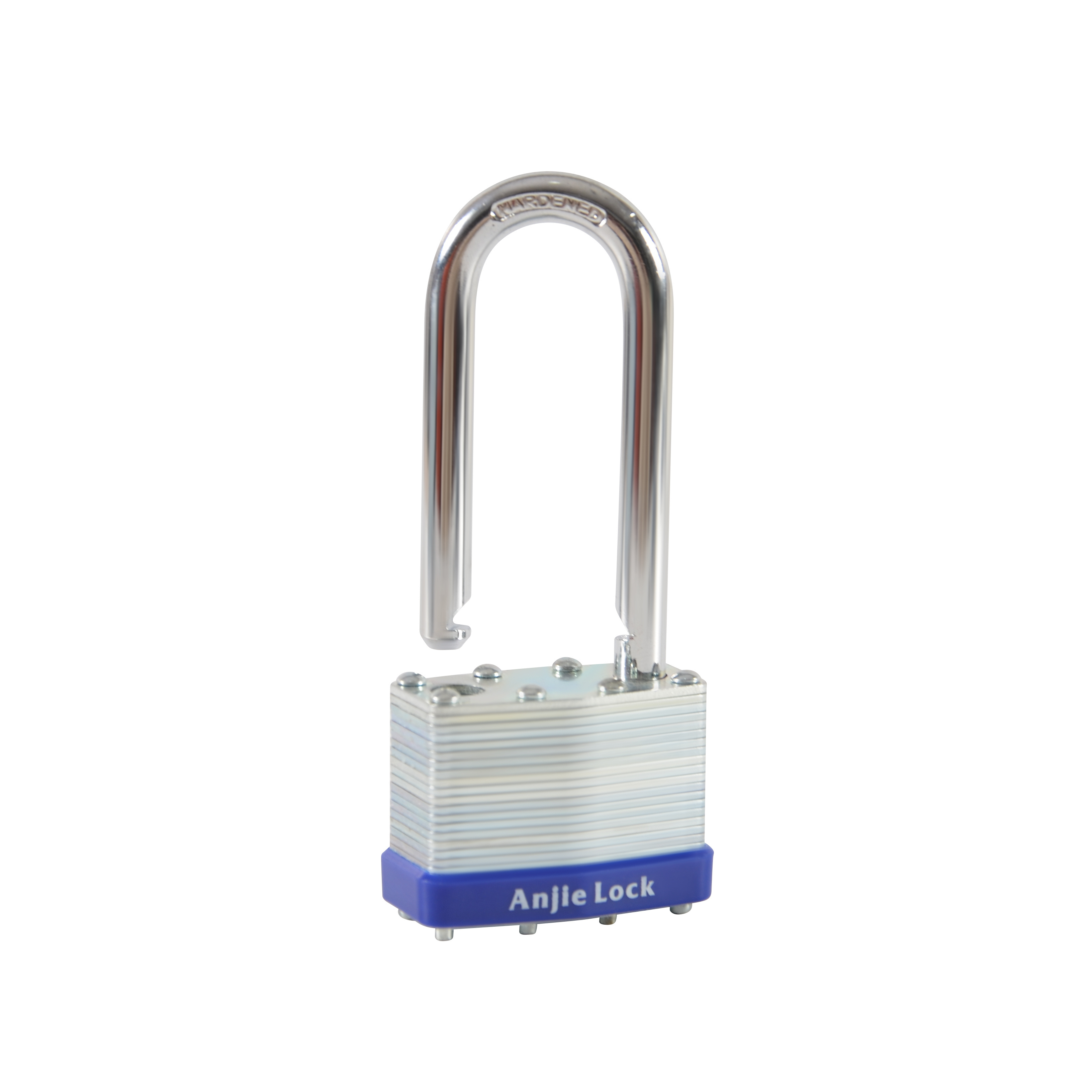 Heavy Duty Anti-Theft Padlock Dustproof Long Shackle 45mm Laminated Steel Padlock