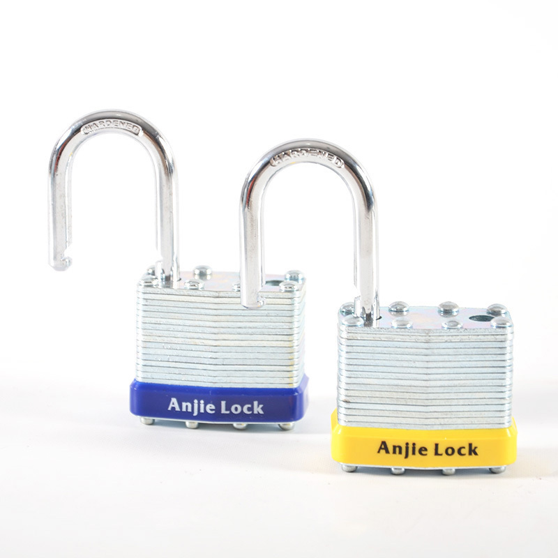 Heavy Durty Anti-Theft Customized Shackle 50mm Laminated Steel Padlock