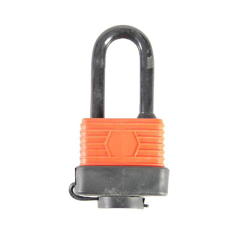 Cheap Price Long Shackle Security Anti-Rust PVC Coated Waterproof Padlock 40mm