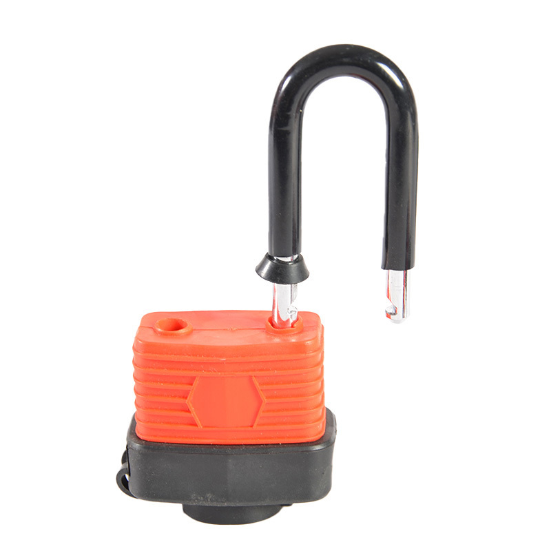 Cheap Price Long Shackle Security Anti-Rust PVC Coated Waterproof Padlock 40mm