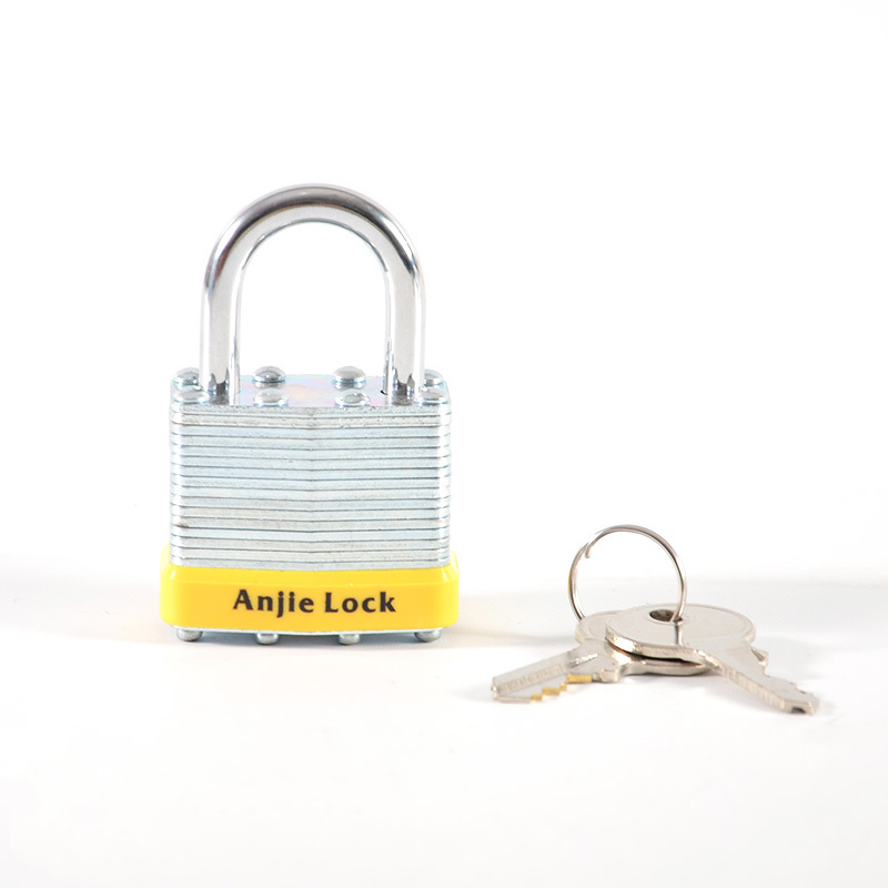 Heavy Durty Anti-Theft Customized Shackle 50mm Laminated Steel Padlock