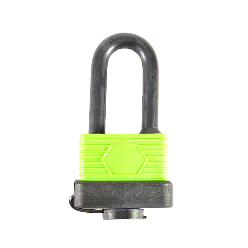 Cheap Price Long Shackle Security Anti-Rust PVC Coated Waterproof Padlock 40mm