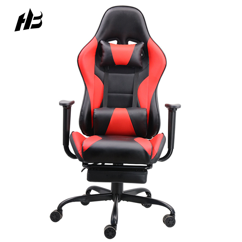 Factory Supply High End Ridge Protector Reclining Racing Gaming Chair Top Quality Heavy Duty Modern Leather Gaming Chair