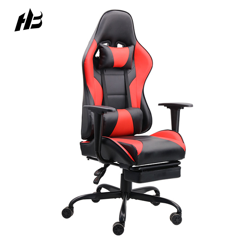 Factory Supply High End Ridge Protector Reclining Racing Gaming Chair Top Quality Heavy Duty Modern Leather Gaming Chair