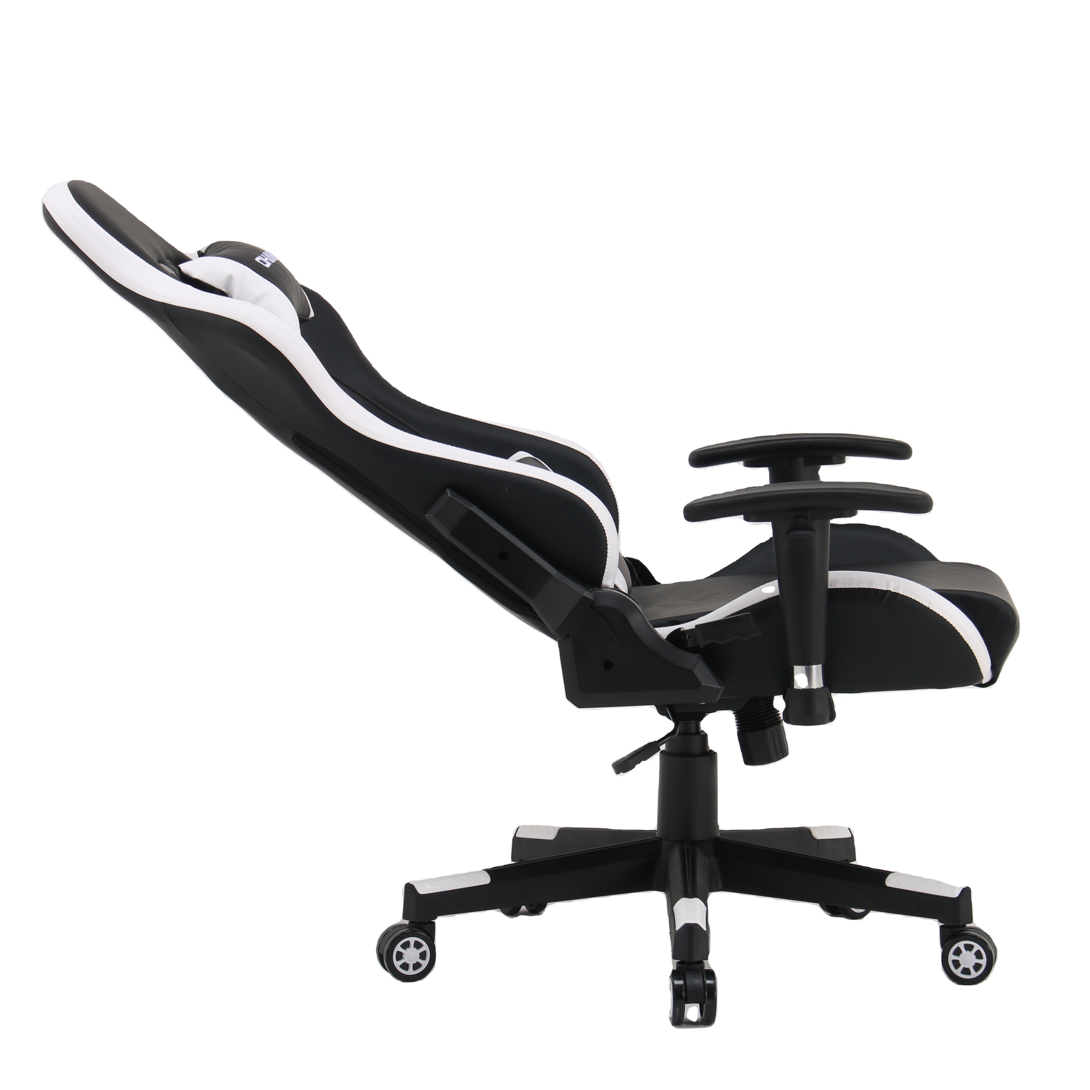 360 Rotation High Back Home and Office Black White Mix Color Gaming chair with  Height Adjustable Armrest Customized Chaise