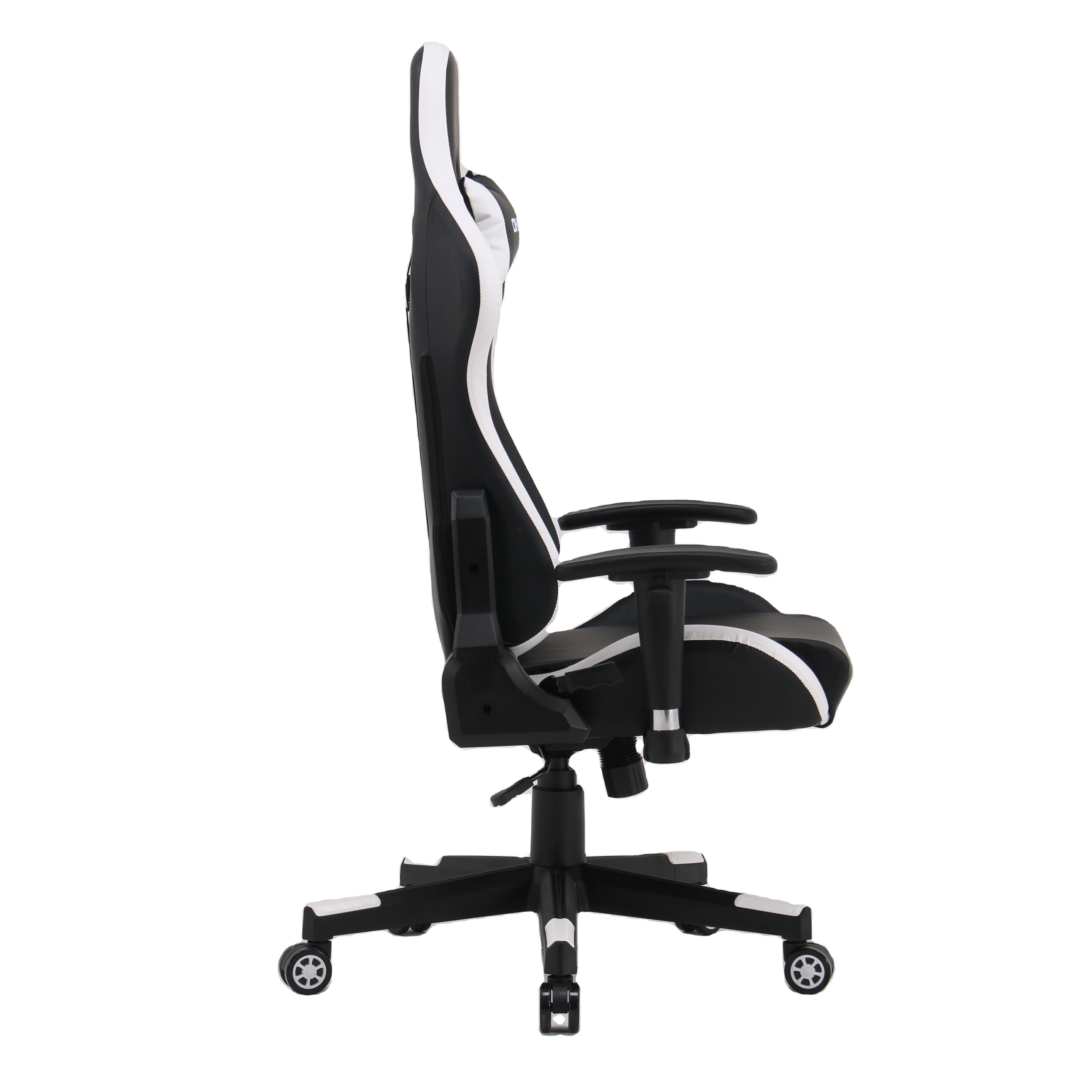 360 Rotation High Back Home and Office Black White Mix Color Gaming chair with  Height Adjustable Armrest Customized Chaise