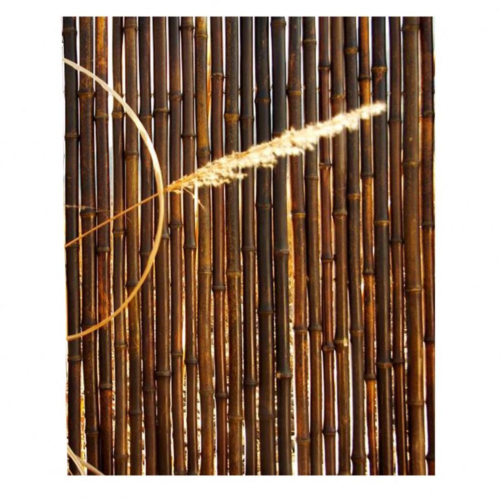 Factory Price Material Waterproof Decoration Green Bamboo Fence Outdoor