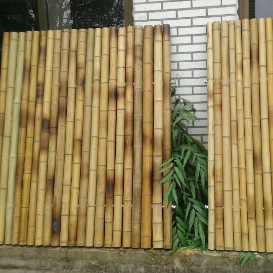 Wholesale nature garden slat fence bamboo fencing screen garden