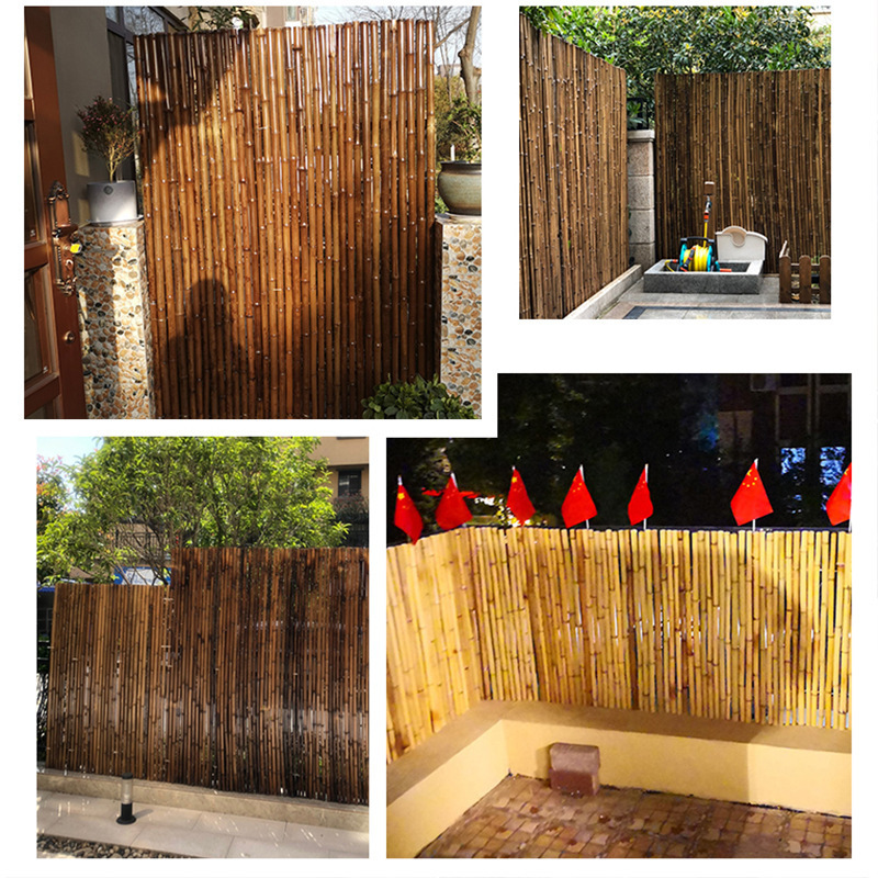 Hot sale natural garden rolled up eco-friendly secure material bamboo fence