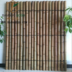 Cheap Designs Big Bamboo Panel Screen Fencing Wall Black Eco-Friendly Garden Bamboo Panels Privacy Fence