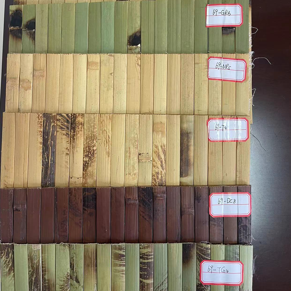 Bamboo customized pattern nature wall wholesale covering nature bamboo paneling