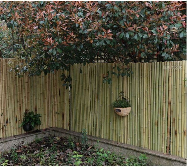 High quality outdoor large outdoor garden retractable bamboo fence