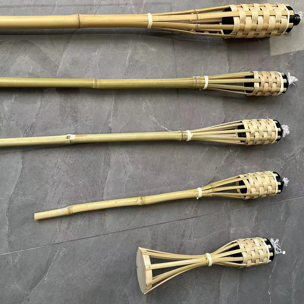 Outdoor wholesale china garden tiki bamboo torch outdoor factory price