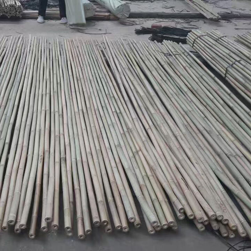 Factory Pure Handmade Smooth Surface Natural Raw Bamboo Poles Rolls Cheap