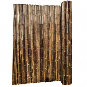 Wholesale High Quality Factory Price 8ft  6ft Black Bamboo Fence