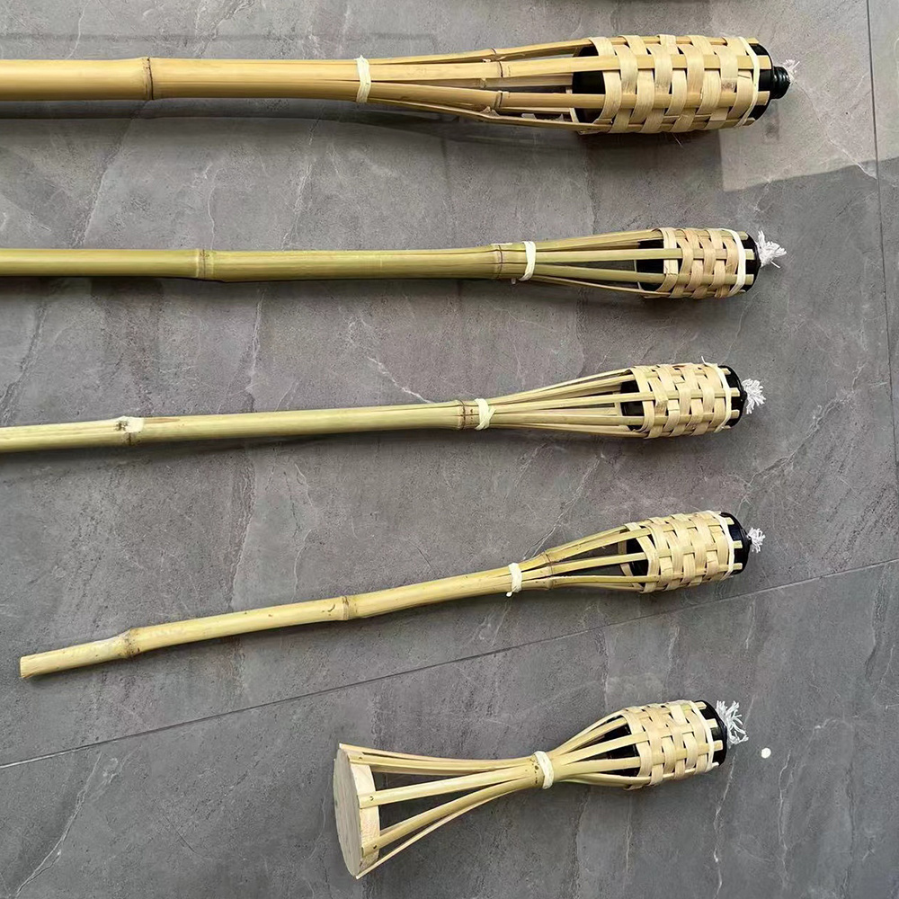 Outdoor wholesale china garden tiki bamboo torch outdoor factory price