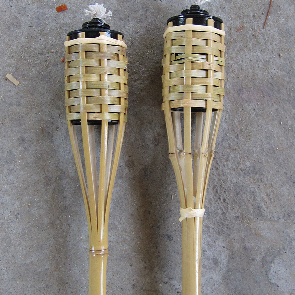 Wholesale Natural Garden Decoration Lighting Bamboo Tiki Torches Cheap