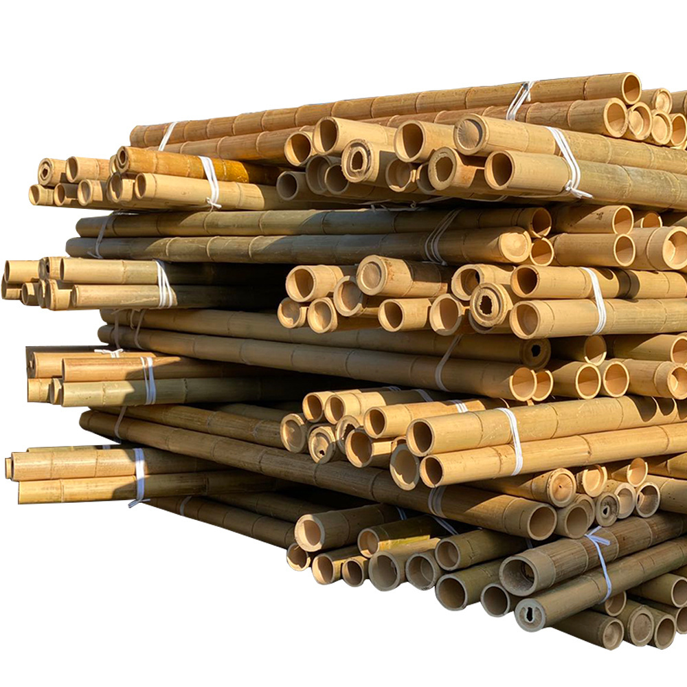 Natural Materials Manufacturer Construction Moso Bamboo Pole Decoration