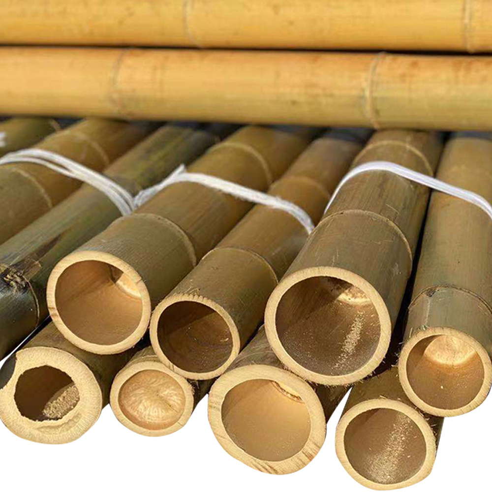 Natural Materials Manufacturer Construction Moso Bamboo Pole Decoration