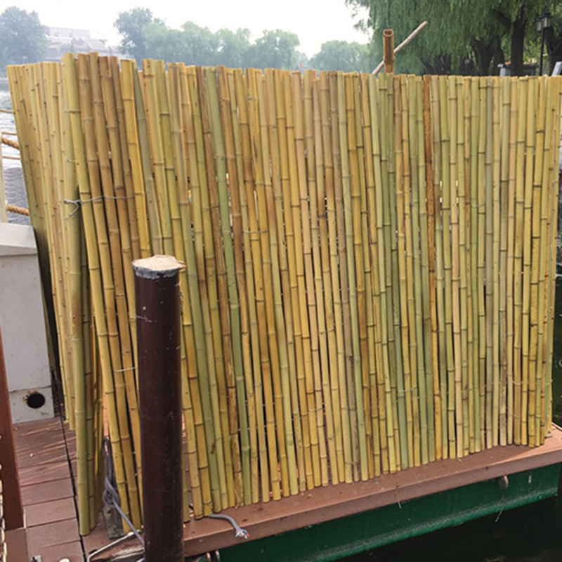 Hot sale natural garden rolled up eco-friendly secure material bamboo fence