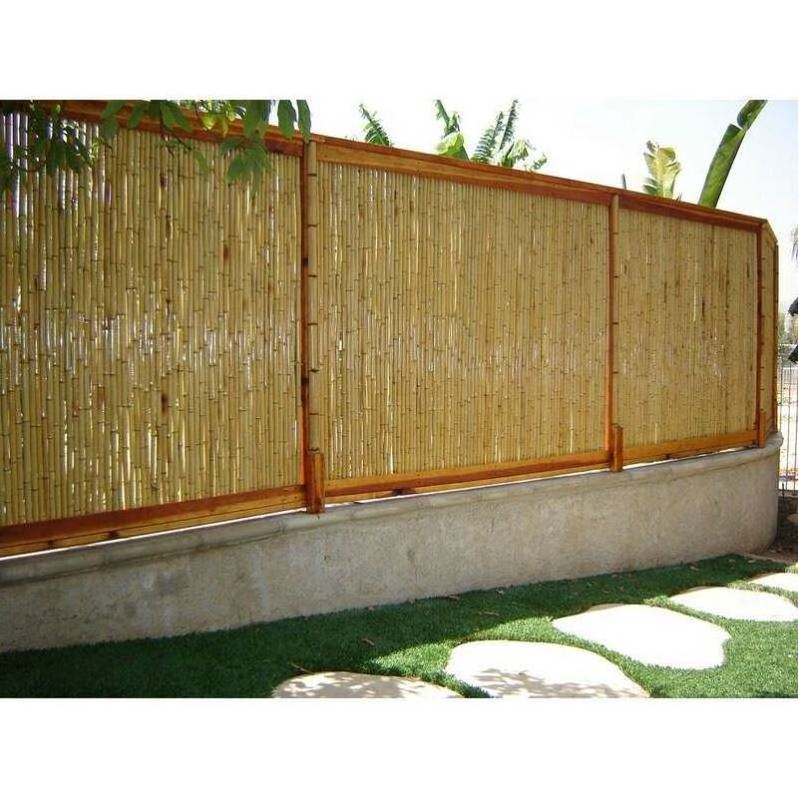 Wholesale Outdoor Garden Privacy Safety Wooden Walls Natural Bamboo Fence Panels