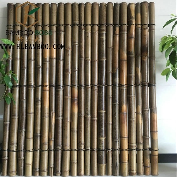 Cheap Designs Big Bamboo Panel Screen Fencing Wall Black Eco-Friendly Garden Bamboo Panels Privacy Fence