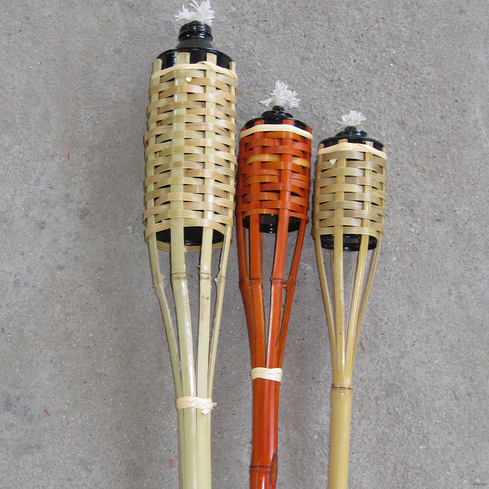 Wholesale Natural Garden Decoration Lighting Bamboo Tiki Torches Cheap