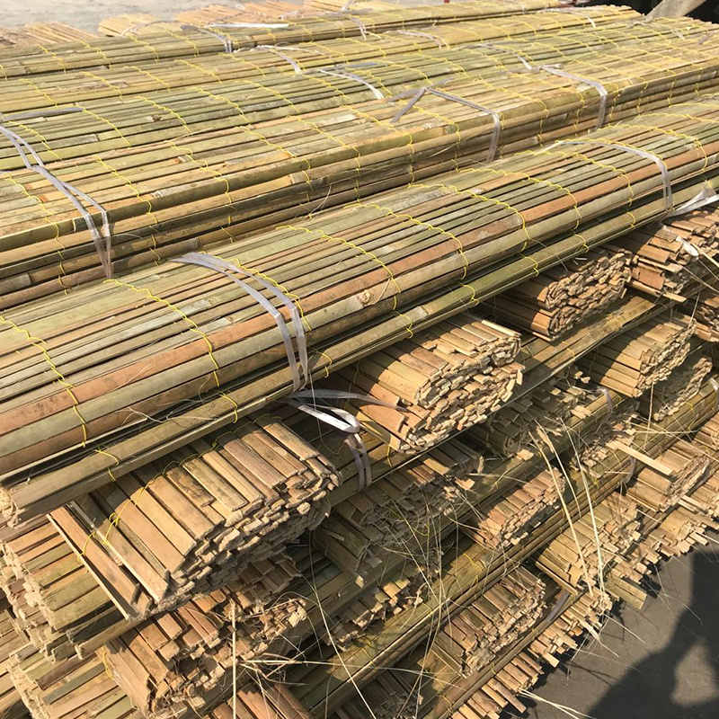 Customized factory natural bamboo slats strips for indoor and outdoor decorations