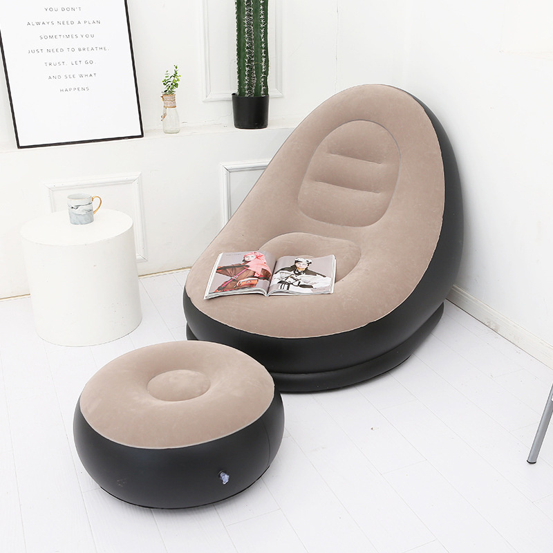 Portable Cushion Pillow Inflatable Sofa Furniture Lounger Chair Folding Inflatable Air Sofa Bed