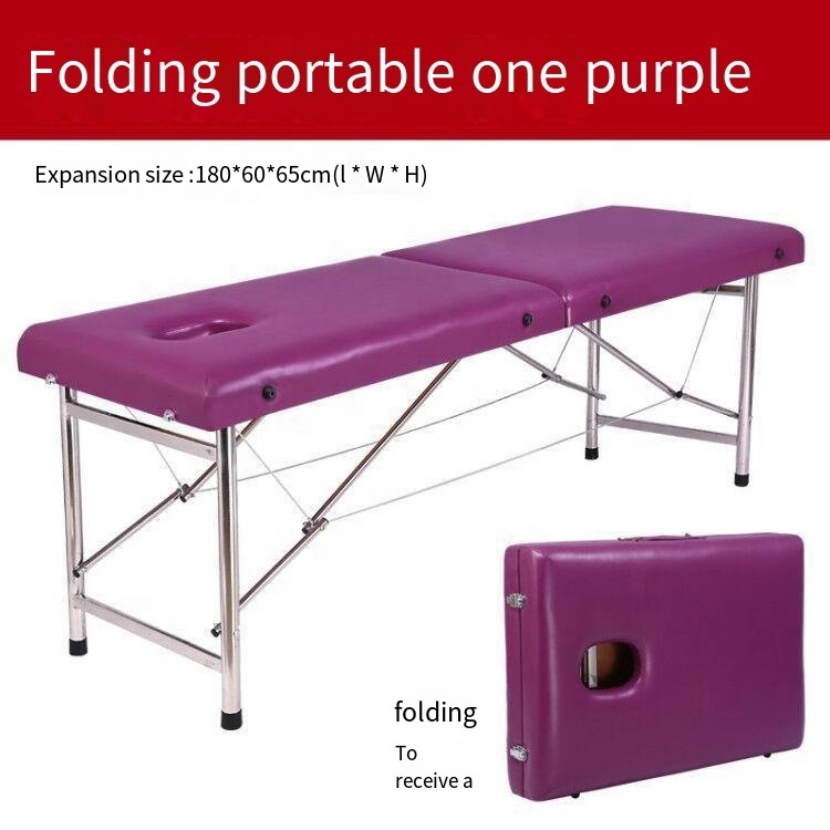 Portable collapsible massage bed high quality spa bed Hot sale massage table Foldable chair