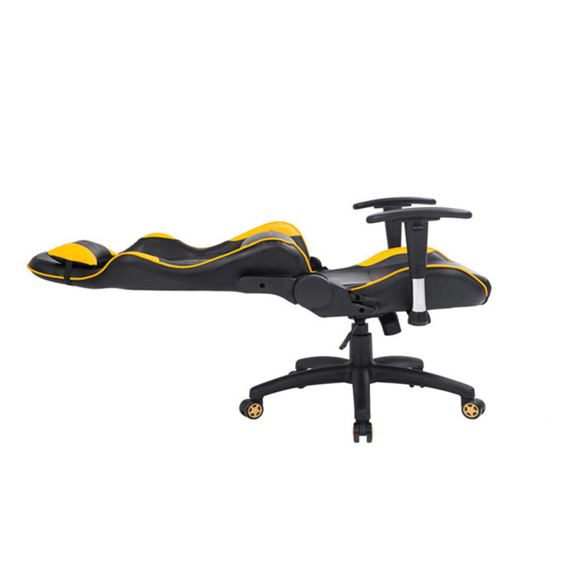 High Backrest Ergonomic New Design Office Chair/ Racing Yellow Gaming Chair with Footrest