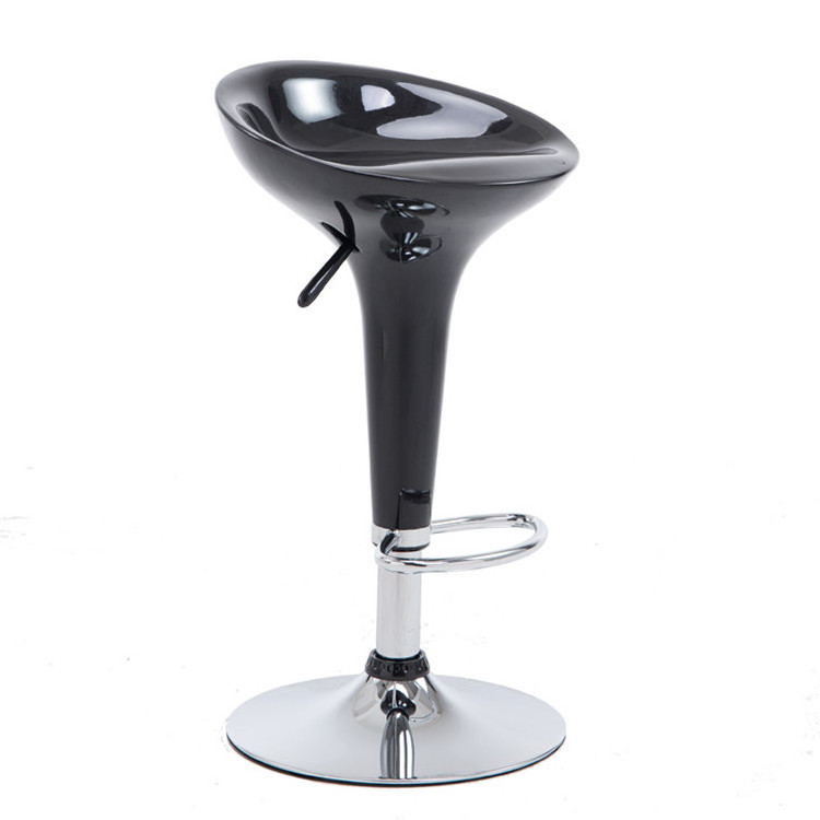 Plastic adjustable swing PU leather bar stools for restaurant and bar Luxury Bar Stools