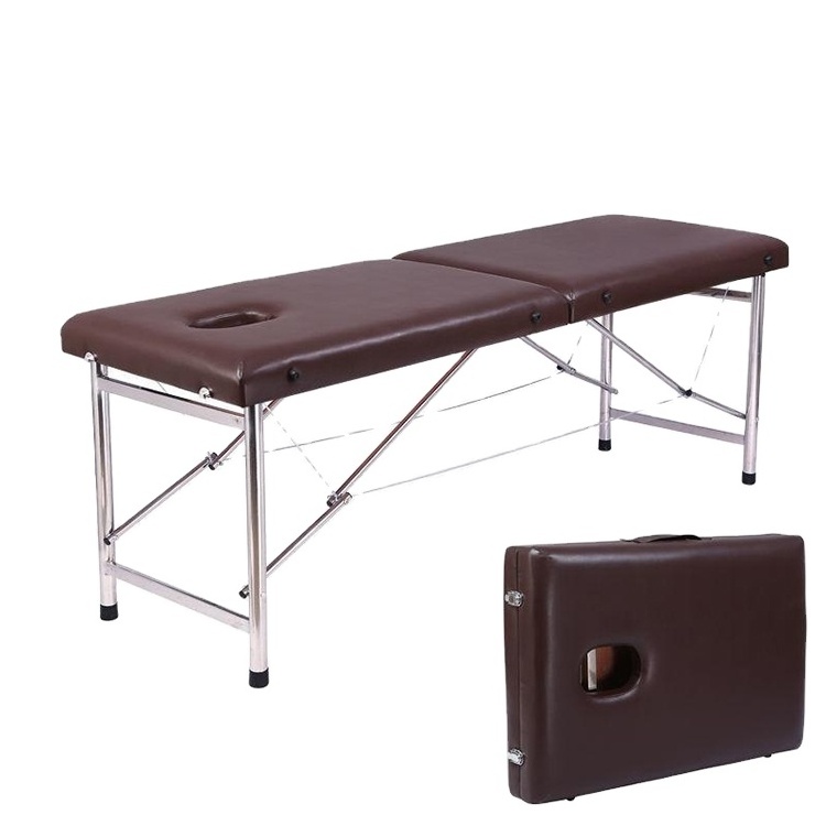 Portable collapsible massage bed high quality spa bed Hot sale massage table Foldable chair