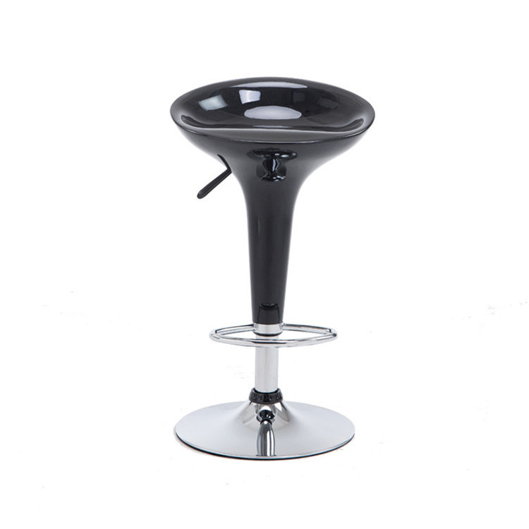 Plastic adjustable swing PU leather bar stools for restaurant and bar Luxury Bar Stools