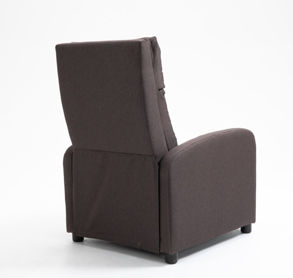 Modern Commercial Upholstered Leather Lounge Chair Elegant Foam Filled Leisure Chair for Home Living Room or Bedroom