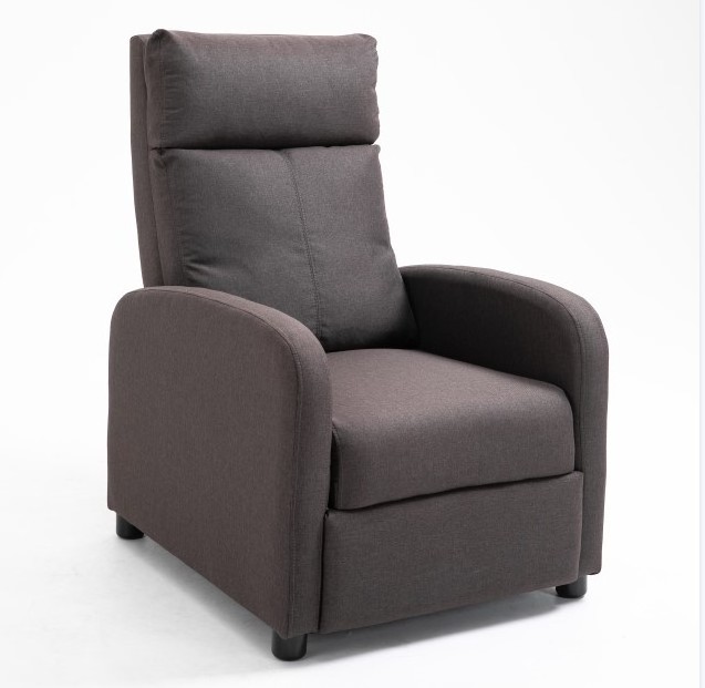 Modern Commercial Upholstered Leather Lounge Chair Elegant Foam Filled Leisure Chair for Home Living Room or Bedroom