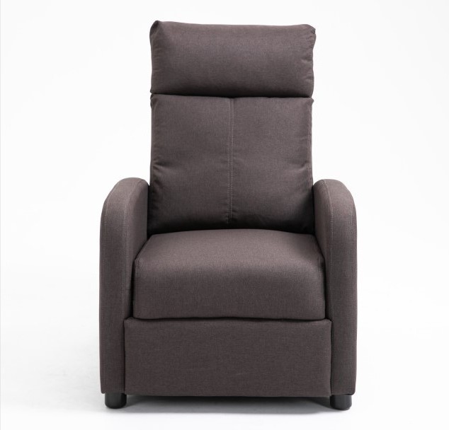 Modern Commercial Upholstered Leather Lounge Chair Elegant Foam Filled Leisure Chair for Home Living Room or Bedroom