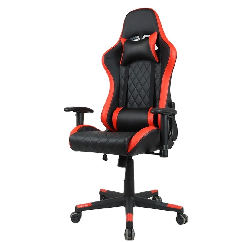 High End Ridge Protector Reclining Racing Gaming Chair Heavy Duty Breathable Leather Gaming Chair