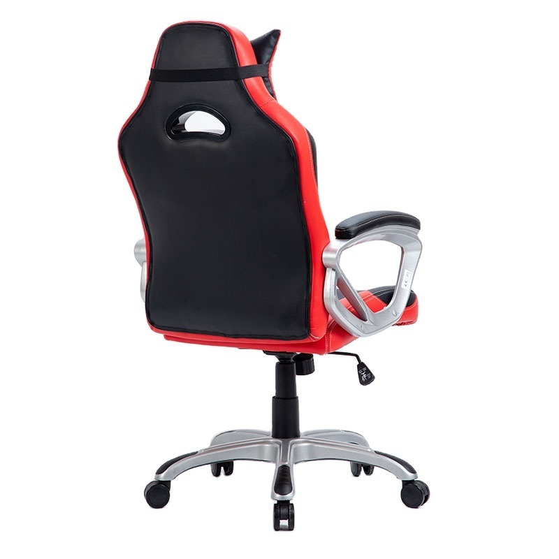 Custom PU Leather Scorpion Black and Red Office Racing Gamer Gaming Chair With Wheels