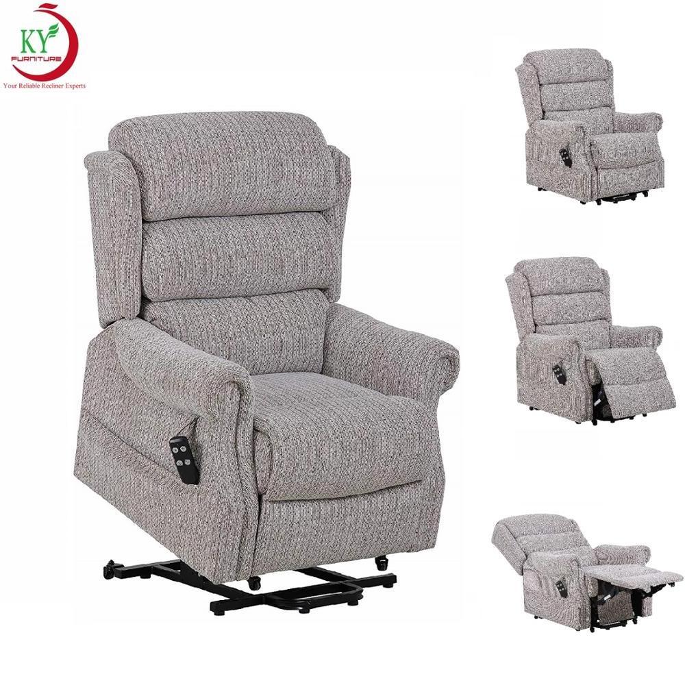 JKY Furniture ZOY Traditional Comfortable Dual Motor Electric Power Lift Riser Recliner Chair for Elderly