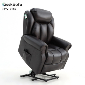 Geeksofa Factory Wholesale Dual Motor Power Electric Medical Lift Riser Recliner Chair with Massage and Heat for The Elderly