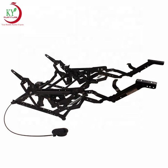 GEEKSOFA Black Single Living Room Lazy Relax Manual Metal Steel Recliner Folding Mechanism  Parts For Chair And Sofa