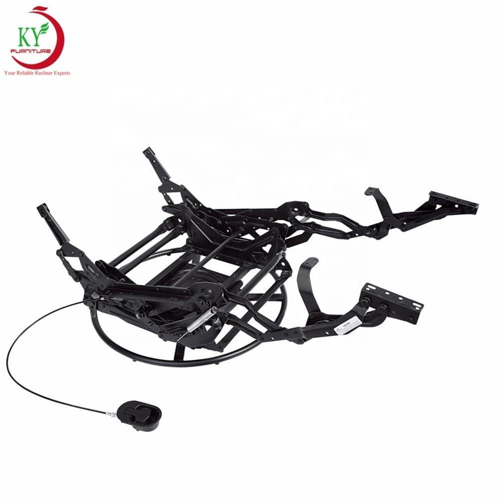 GEEKSOFA Black Single Living Room Lazy Relax Manual Metal Steel Recliner Folding Mechanism  Parts For Chair And Sofa